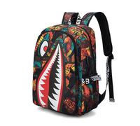 FANDARE Mochilas Infantiles Niños Galaxia Mochila Escolar con Puerto de Carga USB Adolescentes Mochila Colegio de Stitch Mochila Instituto para Niñas Mochila Casual Mochilas Instituto