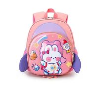 FANDARE Mochilas Infantiles Ultraligero Mochilas Escolares con Arnés Anti-Perdido Mochilas Infantil Mochilas Tipo Casual Niñas para Estudiante Guardería Preescolar Primaria Mochila Rosado Morado