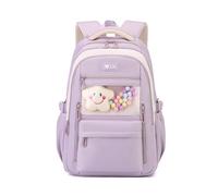 FANDARE Mochilas Tipo Casual Estudiante Vuelta al Cole Mochila Escolar Adolescentes Niñas Marcha Mujeres Hombre Bolsas Escolares Bolsos de Trabajo Urbana versátil Viaje Casual School Bag Morado