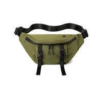 FANDARE Moda Bolsa Bandolera Deportivo Riñonera Mochila Cruzada Hombre Bolso Cintura Bolso Cruzado Hombre Bolsa Pecho Crossbody Sling Bag para Viajes Ciclismo Senderismo Impermeable Nailon Verde