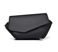 FANDARE Moda Bolsos Cruzados Bandolera para Mujer Bolso de Hombro para Hombre con Correa para Equipaje Bolso Pecho organizado PU Cuero Bolso Crossbody Impermeable Duradero Sling Crossbody Bag Negro