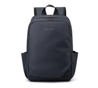 FANDARE Moda Mochila Laptop Bolso de Mano Mochila Mochila de Viaje Bolso de Hombro Hombre PU Film Mochila Bolsos Negocio Trabajo Viaje Impermeable Mochila con Agujero de Auriculares Azul Oscuro