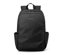 FANDARE Moda Mochila Laptop Bolso de Mano Mochila Mochila de Viaje Multiusos Bolso de Hombro Hombre PU Film Mochila Bolsos Negocio Trabajo Viaje Impermeable Mochila con Agujero de Auriculares Negro
