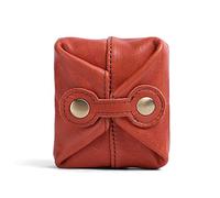 FANDARE Monedero Carteras Cuero Mini Billetera Impermeable Cartera Monedero Mujer Billetera Coin Purse para Viajar Partido Negocio Naranja