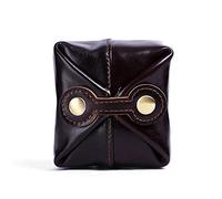 FANDARE Monedero Carteras Cuero Mini Billetera Impermeable Cartera Monedero Mujer Billetera Coin Purse para Viajar Partido Negocio Marron Oscuro