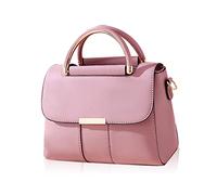 FANDARE Mujer Bolsa Bandolera Elegante Bolso de Teléfono de PU Cuero Monedero Cruzado Rosa