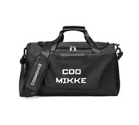 FANDARE Mujer Bolsa de Viaje Hombre Bolsas de Gimnasia Bolsas de Deporte Gran Capacidad Bolsos de Gimnasio Tote Bag Bolsa de Fin de Semana Bolso Senderismo Maleta de manomochila de Viaje Negro