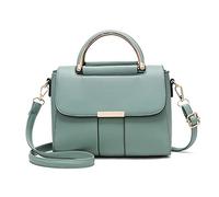 FANDARE Mujer Bolso Bandolera Elegante de PU Cuero para Teléfono Móvil - Monederos Carteras Cruzado Crossbody Bag Bolsa de Honda Verde