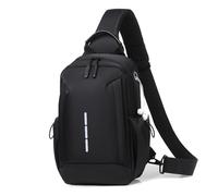 FANDARE Negocios Bolsos Cruzados Bolso Pecho Bolso Hombre Bandolera Bolsos Hombres Mochila Bolsos Bandolera Bolsa Deportivas Bolsa de Pecho Bolsos Viaje Moto Viaje Escolar Ciclismo Sling Bag Negro