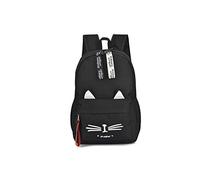 FANDARE Niña Mochila Casual Bolso Escolar Adolescente Daypacks School Bag para Viajes Colegio Universidad Compras Impermeable Paño Oxford Mochila Negro