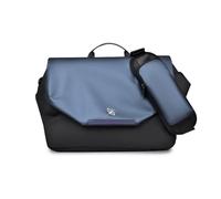 FANDARE Nuevo Bandolera Hombre Bolso Hombre Bandolera con Correa para trípode Grande Mujer Bolso Caballero Bandolera Bolsas Mensajero para Uso Diario Viaje o Negocios Crossbody Bag Nailon Negro Azul