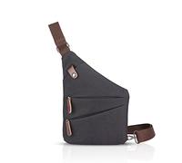 FANDARE Nuevo Bolsa de Pecho Segmentario Bolsos Cruzados Hombre Bolsa de Hombro Mujer Bandoleras Cruzada Bolsa de Mochila Sling Crossbody Bag para Escuela Viaje Deportes Gimnasio Senderismo Ciclismo