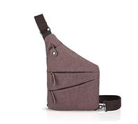 FANDARE Nuevo Bolsa de Pecho Segmentario Bolsos Cruzados Hombre Bolsa de Hombro Mujer Bandoleras Cruzada Bolsa de Mochila Sling Crossbody Bag para Escuela Viaje Deportes Gimnasio Senderismo Ciclismo