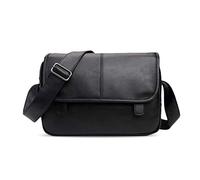 FANDARE Nuevo Bolsos Bandolera PU para Hombre Bolso de Negocios Bolsa de Mensajero Bolsos Cruzados Bolsos para Hombre Mensajero Impermeable Deportes Trabajo Viajes Maletines Messenger Bag Negro
