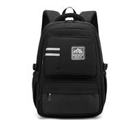 FANDARE Outdoor Mochilas Tipo Casual Sport Mochila de Uso Diario Estudiante Compañero Universitario Juvenil Estilo Minimalista Grande Mochila Escolar Marcha Mujeres Hombre Bolsas Escolares Negro
