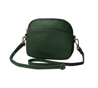 FANDARE Piel Genuina Bolsos Bandolera Cuerpo Cruzados Mujer Bolsas de Mensajero Escuela Shopper Crossbody Bag Verde