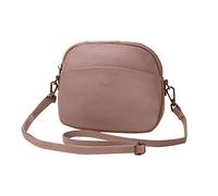 FANDARE Piel Genuina Bolsos Bandolera Cuerpo Cruzados Mujer Bolsas de Mensajero Escuela Shopper Crossbody Bag Púrpura