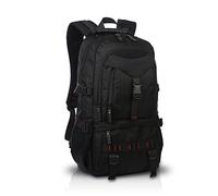 FANDARE Recorrido Alpinista Mochila Morral al Aire Libre Viaje Escuela Bolso Backpack para Ordenador Portátil 17'' Pulgadas Mujeres Hombres Oxford Poliéster Negro