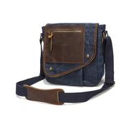 FANDARE Retro Bandoleras Hombre Bolso Hombre Bandolera Bolsos Hombres Bolsos Bandolera Bolsos Cruzados Bolso de Hombro Bolsa Tote para Negocios Trabaja Universidad Viaje Messenger Bag Azul