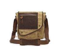 FANDARE Retro Bandoleras Hombre Bolso Hombre Bandolera Bolsos Hombres Bolsos Bandolera Bolsos Cruzados Bolso de Hombro Bolsa Tote para Negocios Trabaja Universidad Viaje Messenger BagAmarillo
