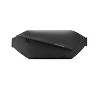 FANDARE Riñonera Hombre Mujer Impermeable Bolsa Bandolera Deportiva para Running Viaje Gimnasio Material Resistente al Agua Diseño Versátil Moderno Mochila de Cintura Negro D