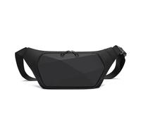 FANDARE Riñonera Urbana Bolso de Cintura práctico Bolsos de Hombro Cruzados Bandolera Riñonera Moderna Compacta Minimalista Bolso Pecho Organizado Bolso Crossbody Funcional Sling Bag Negro