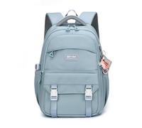 FANDARE Simple Mochilas Tipo Casual Mochilas de Uso Diario Estudiante Juvenil De Las Calles a los senderos Mochila Escolar Adolescentes Marcha Mujeres Hombre Bolsas Escolares Azul Claro