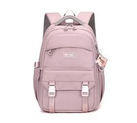 FANDARE Simple Mochilas Tipo Casual Mochilas de Uso Diario Estudiante Juvenil De Las Calles a los senderos Mochila Escolar Adolescentes Marcha Mujeres Hombre Bolsas Escolares Morado Claro