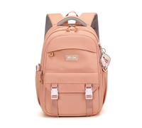 FANDARE Simple Mochilas Tipo Casual Mochilas de Uso Diario Estudiante Juvenil De Las Calles a los senderos Mochila Escolar Adolescentes Marcha Mujeres Hombre Bolsas escolaresRosa