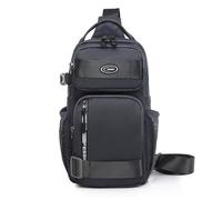 FANDARE Táctical Bolsos Cruzados bolsitos para Hombre Bolsa de Pecho Hombre Bolso Cruzado Hombre Mochila Cruzada Hombre Bandolera Cruzada Hombre Sling Crossbody Bag Bandoleras Gris