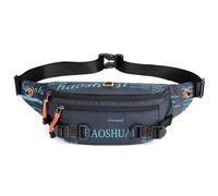 FANDARE Ultraligera Bolso Cruzado Hombre Mochila Cruzada Hombre Bolso Paquete de Cintura Bandolera Bolso de Mensajero Bolsa Deportivas Bolsos Cruzados Viaje Nailon Waist Sling PackAzul Oscuro