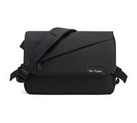 FANDARE Ultraligera Bolsos Bandolera Hombre Shoppers Y Bolsos Hombres Bandoleras Nailon Bolsos Bandolera Bolsos Cruzados Bolso de Hombro para Negocios Trabaja Universidad Viaje Messenger Bag Negro