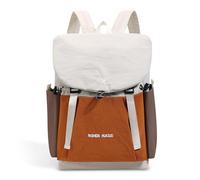 FANDARE Ultraligera Mochilas Tipo Casual Mochila con cordón Mochilas de Marcha Mujeres Bolsas Escolares Bolsos Mochila Hombre Mochila de Trabajo Urbana Mochila versátil Bolsos Mochila Viaje Blanco