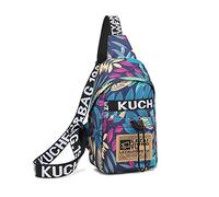 FANDARE Ultraligero Bolsa de Pecho Bolsos Cruzados Bandoleras Mochilas Sling Bag para Hombre Mujer Viaje Ciclismo Deportiva Hiking Camping Corriendo Sling Daypacks Bolsos Cruzada Azul