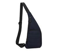 FANDARE Ultraligero Bolsa de Pecho Bolsos Cruzados Bolso Hombro Mujer Riñoneras Bolsa Cruzada Bolsos Bandolera Hombres para Ciclismo Escolar Viaje Senderismo Sling Crossbody Bag Azul B