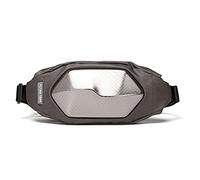 FANDARE Ultraligero Bolsa de Pecho Riñonera Deportiva Bolsos Cruzados Bandoleras Mochilas Sling Bag para Hombre Mujer Viaje Ciclismo Deportiva Hiking Camping Impermeable Sling Daypacks Gris-Plata