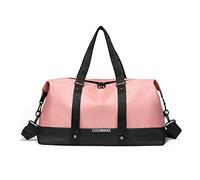 FANDARE Ultraligero Bolsa de Viaje Bolsas de Gimnasia Hombre Mujer Bolsas de Deporte Bolsos de Gimnasio Tote Bag Bolsa de Fin de Semana Bolso Senderismo Maleta de manomochila de Viaje Naranja