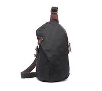 FANDARE Ultraligero Bolso Pecho Hombre Bolsos Cruzados Bolso de Pecho Hombre Bandoleras Cruzada Doble Cara Sling Crossbody Bag para Viaje Deportes Ciclismo Montañismo Impermeable Mochila Gris