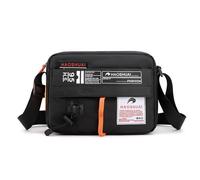 FANDARE Unisex Bolso Movil Mujer Bandolera Hombre Hombro Bolsos Cruzados teléfono con Correa Ancha Ajustable Movil Monederos Bolsa de Honda Crossbody Shoulder Bag Negro