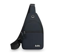 FANDARE Unisex Bolsos Cruzados Riñonera Bandolera Impermeable Multi-Bolsillo para móvil de 6,7'' para Viajes Diarios Hombres Mujeres Manos Libres Pequeñas Mochilas de Hombro diarias Azul Oscuro D
