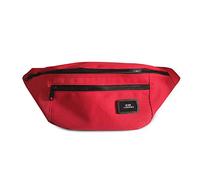 FANDARE Unisexo Bolso Pecho Riñonera Deportiva Bolsos Cruzados Fanny Pack Hombre Mujer Bandoleras Cruzada Bolsos Bandolera para Deportes Ciclismo Senderismo Viaje Gym Sling Bum Bag Nylon Rojo
