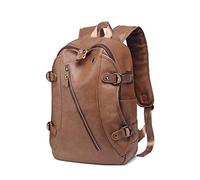 FANDARE Unisexo Mochila Bolsas Escolares Mochilas Casual Bolsa de Viaje Bolsos de Hombre Adolescente Impermeable School Bag Ni駉 Mochila Polyester Outdoor Viaje Daypack PU Marron Oscuro