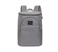 FANDARE Unisexo Mochila de Almuerzo Bolsa Isotermica de Almuerzo Nevera Portatil Bolsa Térmica Comida Alimentos con Correa Portatil para Bolsa Nevera Oficina Escuela Viaje Lunch Bag Gris