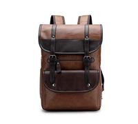 FANDARE Unisexo Mochilas Tipo Casual Impermeable Bolsas Escolares Niña Chico PU Daypacks Bolsos Mochila para Mujer Hombre Deportes y Aire Libre Senderismo Multiusos Mochila a Diario Caqui