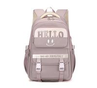FANDARE Unisexo Mochilas Tipo Casual Mochila de Uso Diario Estudiante Compañero Universitario Juvenil Estilo Minimalista Mochila Escolar Adolescentes Mujeres Hombre Bolsas Escolares Morado Oscuro