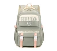 FANDARE Unisexo Mochilas tipo casual Mochila de uso diario Estudiante Compañero Universitario Juvenil Estilo Minimalista Mochila Escolar Adolescentes Mujeres Hombre Bolsas escolares Gris