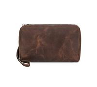 FANDARE Vintage Carteras para Hombre Cartera de Cuero Billetera Monedero Tarjetero Bolso de Mano Wallet Fundas de Tarjetas Monederos Pitilleras