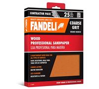 Fandeli 36009 Papel de lija de grano grueso para madera, 9 x 11 pulgadas