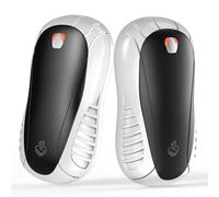 FANDLISS Calentador de manos eléctrico Split 2 unidades calentador de bolsillo portátil 6000 mAh recargable USB calentadores de mano 3 niveles de calor, regalo de invierno, ideal para exteriores