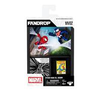 FANDROP MV02-Spider-Man VS. Venom, combina un Diorama, artefactos y Marcador de Escena Que CREA una exhibición de élite para Mejorar Cualquier colección de Spider-Man, 4 Marvel para coleccionar